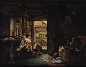 Rustiek interieur